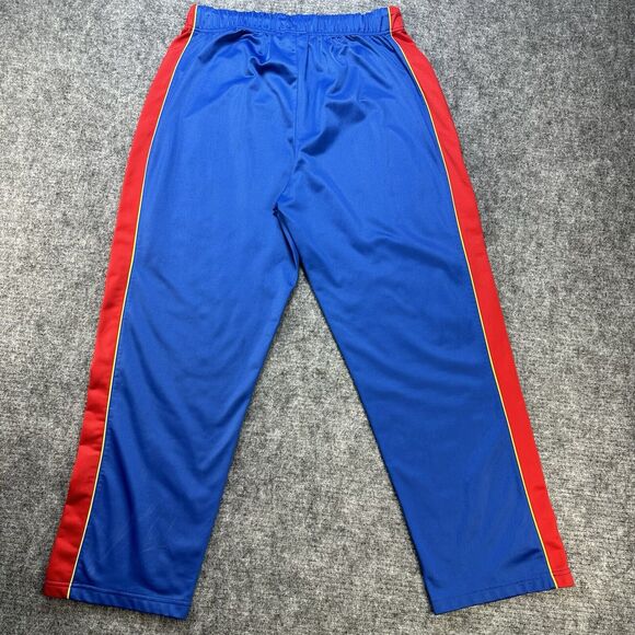 Nascar Women's Track Pants 14 16 Blue Red Embroidered Drawstring Racing Stripe - Picture 5 of 10